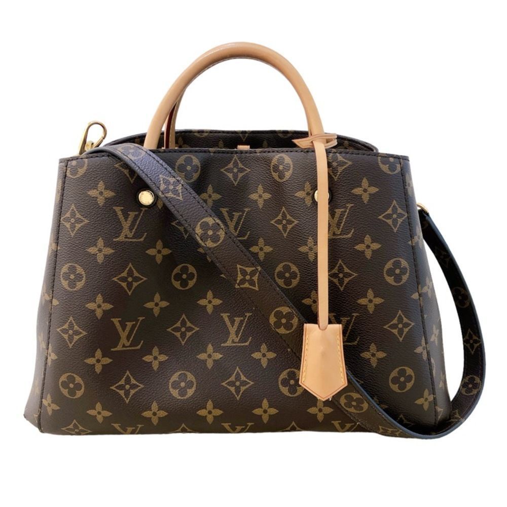 Louis Vuitton Montaigne MM Monogram Brown Handbag